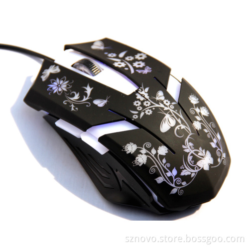 Fashionable Wired 6D Gaming Optical Mouse (NV-M504)
